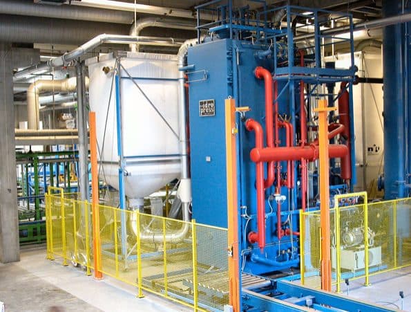 Hydraulic plant installation