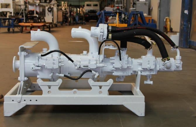 Pumping unit rebuilt in the workshop